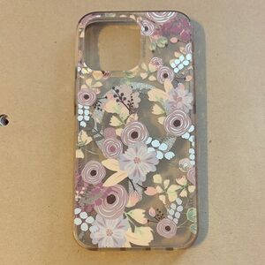 Elegant Floral Clear Phone Case